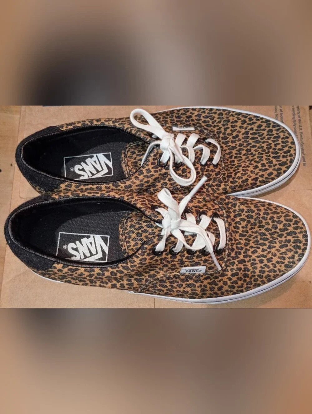 Vans Leopard Print Authentic Sneakers - NWOB - Picture 3 of 5